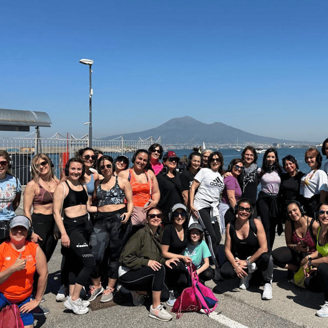 Naples: Fitness Walk at Sunset, Sea and Vesuvius