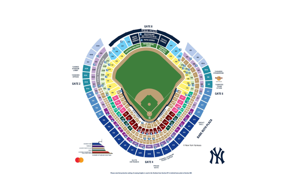 NYC: New York Yankees Game Ticket - Ticket Details