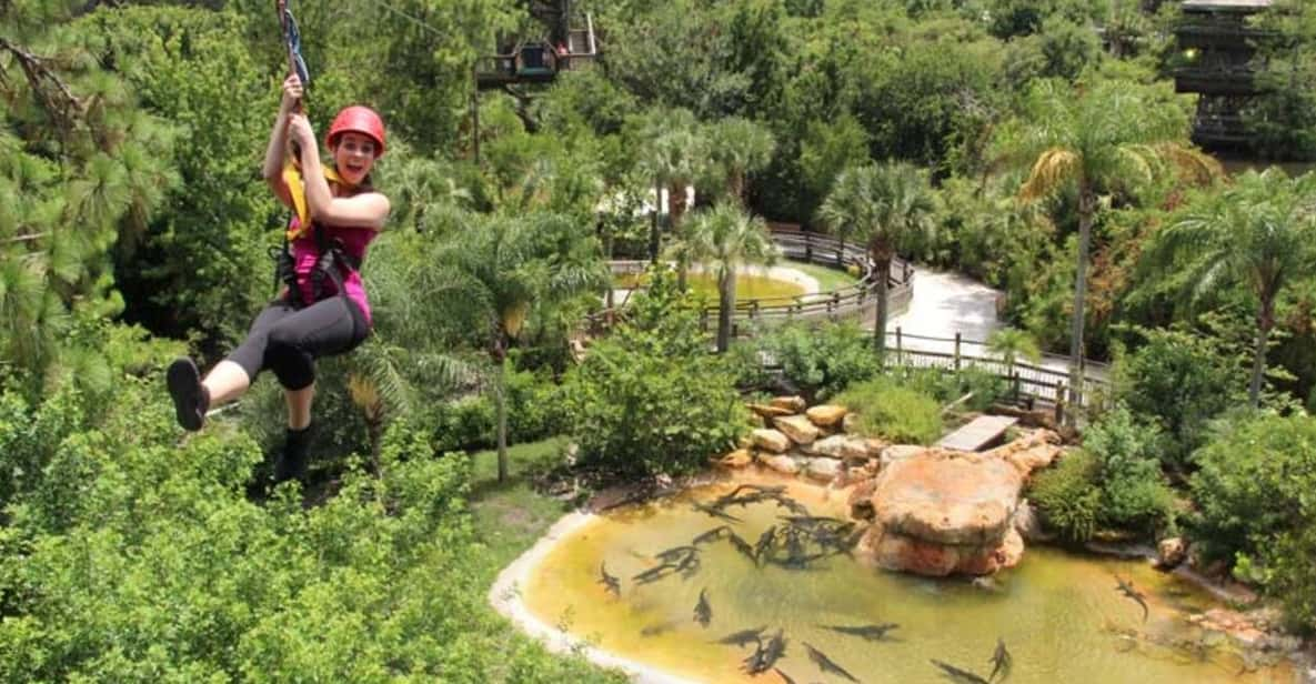 Orlando: Gatorland Zipline Adventure W/ Full-Day Park Access - Key Points