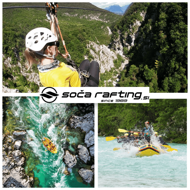 Package: Soča Rafting and Europe's Longest Zipline Adventure - Rafting Experience Details