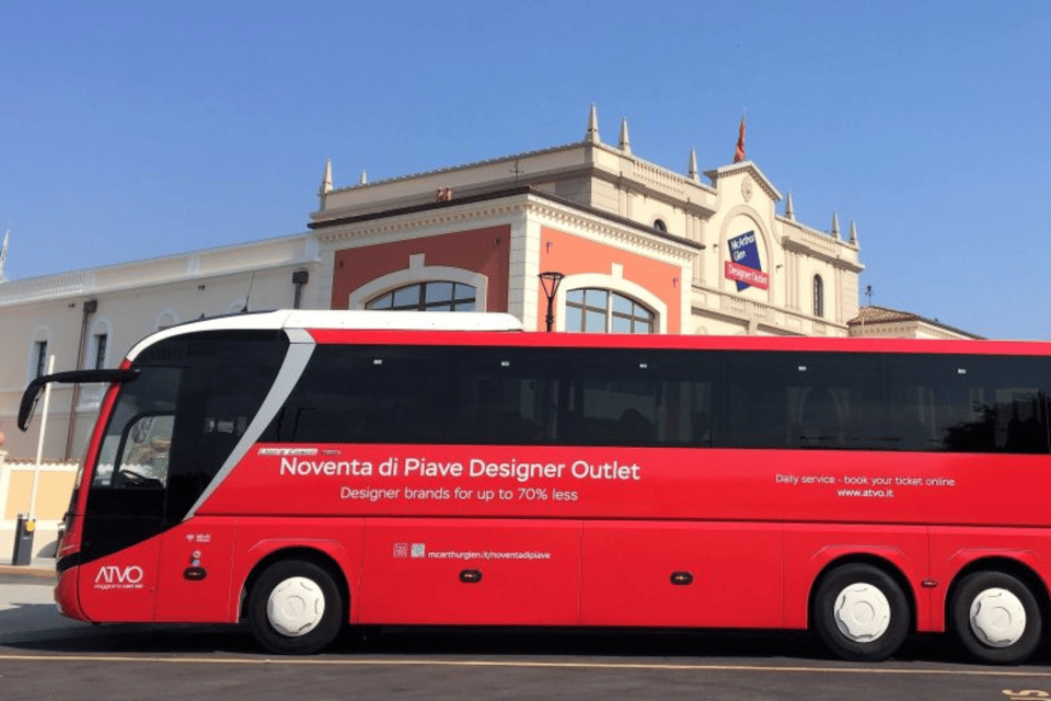 Padua: Bus & Train From/To Noventa Di Piave Outlet - Key Points