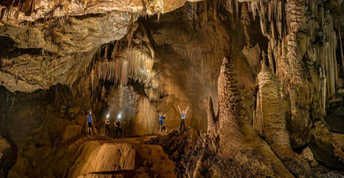 Paradise Cave and Dark Cave 1 Day Trip and Discover Zipline - Key Points