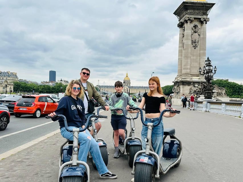 Paris: City Highlights Fat Tire E-Scooter or E-Bike Tour - Key Points