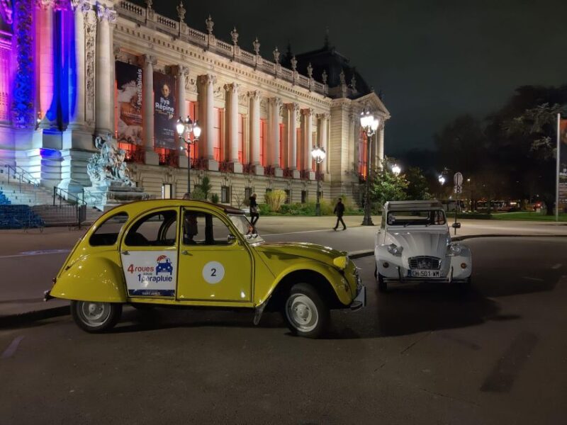 Paris: Private Christmas Lights Tour in Citroën 2CV 2h - Key Points