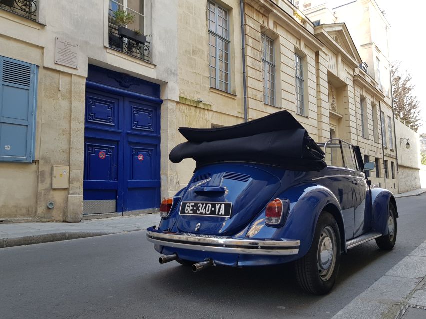 Paris: Private Guided City Tour by Classic Convertible Car - Key Points