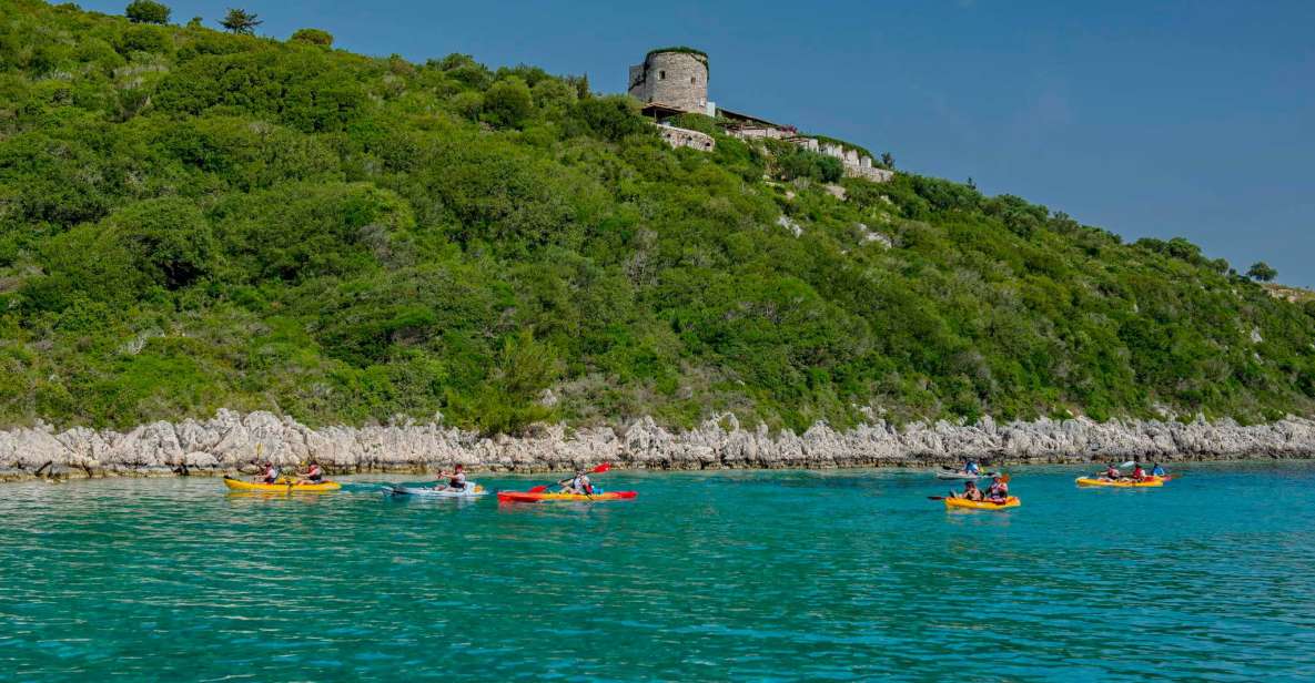 Paxos: Guided Kayaking Tour Mongonissi 2 Avlaki, Snorkelling - Key Points