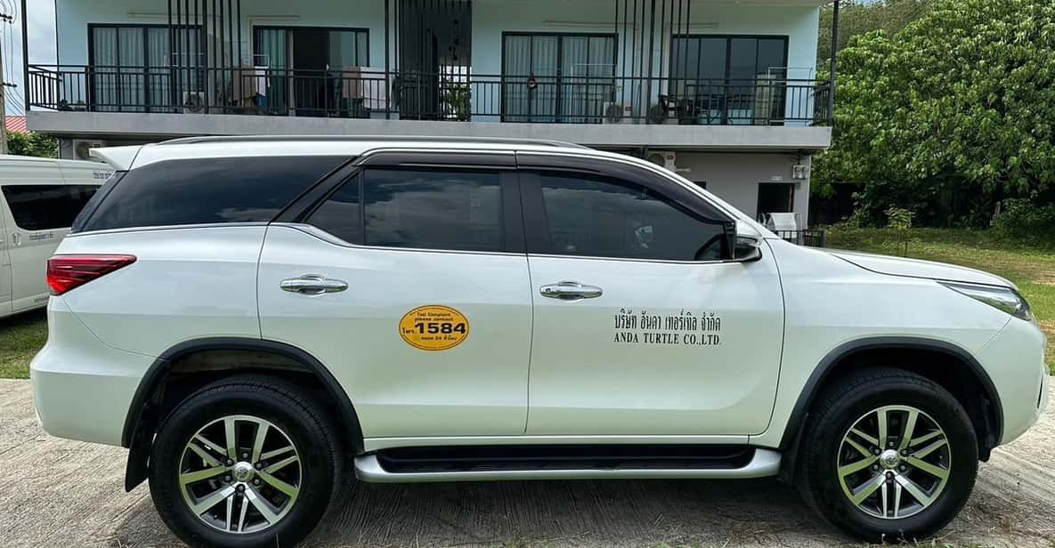 Phuket Private Taxi Transfer From Phuket Airport - Khao Lak - Key Points