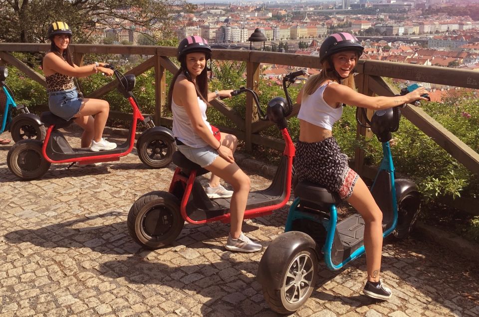 Prague: E-Bike/E-Scooter Viewpoint Tour - Key Points