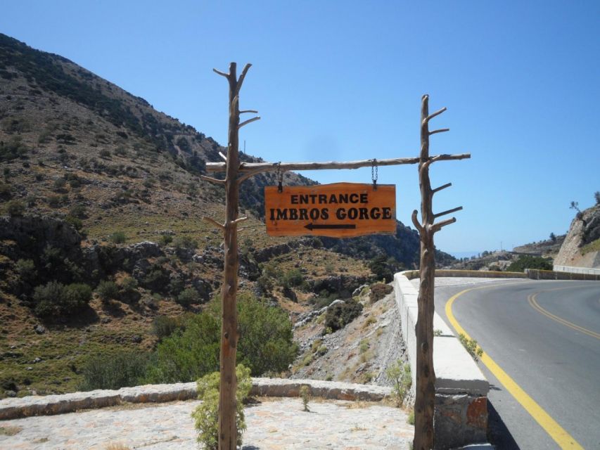 Private Hikking to Imbros Gorge With Lunch - Key Points