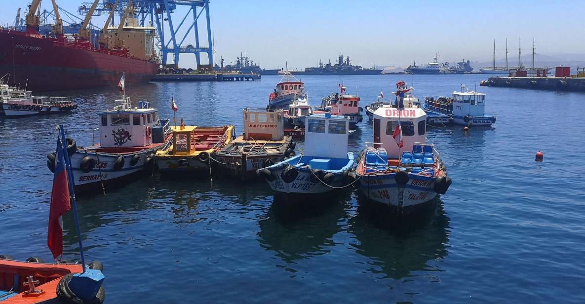 Private Valparaíso, Viña Del Mar, Boat Ride & Sparkling Wine - Overview of the Tour