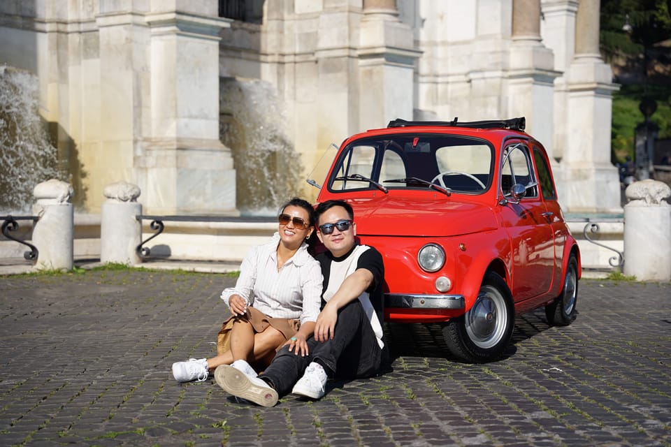 Pro Photoshoot With Most Classic Vintage Fiat500 of Rome - Key Points