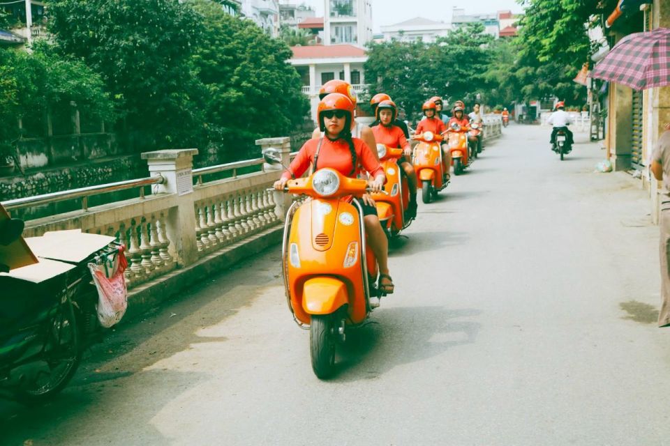 Red River Delta & Rural Village With Female Ao Dai Riders - Key Points