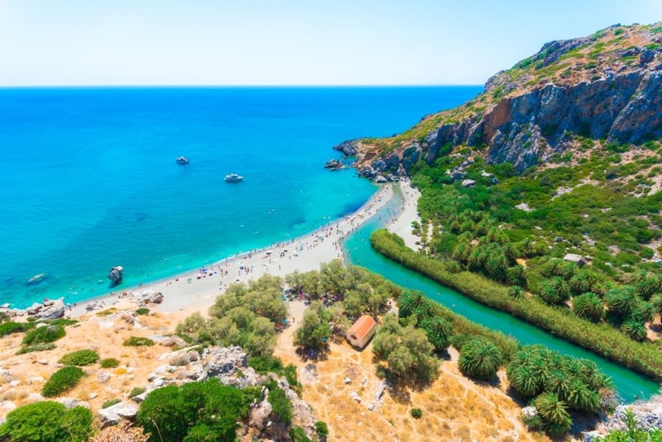 Rethymno: Preveli Beach Damnoni Beach Kourtaliotiko Day Trip - Key Points