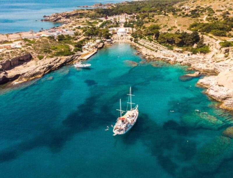 Rhodes: Sunset Cruise W/ Gourmet Buffet, Drinks & Live Music - Key Points