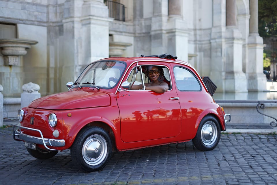 Rome: Fiat 500 Experience With Gelato and Photos - Key Points