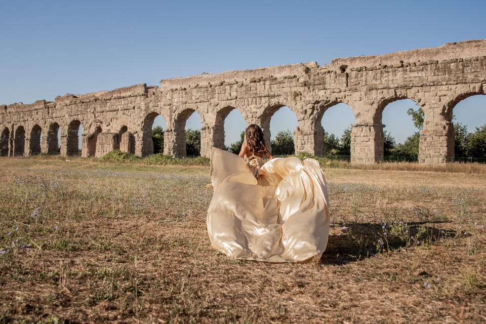 Rome: Flying Dress Photoshoot at Parco Degli Acquedotti - Key Points