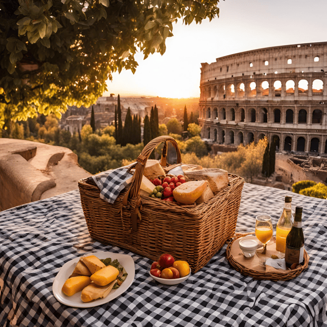 Rome: Gourmet Picnic in a Garden Terrace With City Views - Key Points