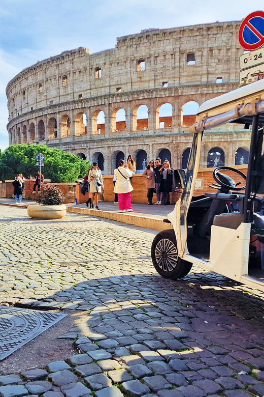 Rome: Guided Colosseum Tour & Golf Cart City Tour With Pasta - Pasta Tasting Experience