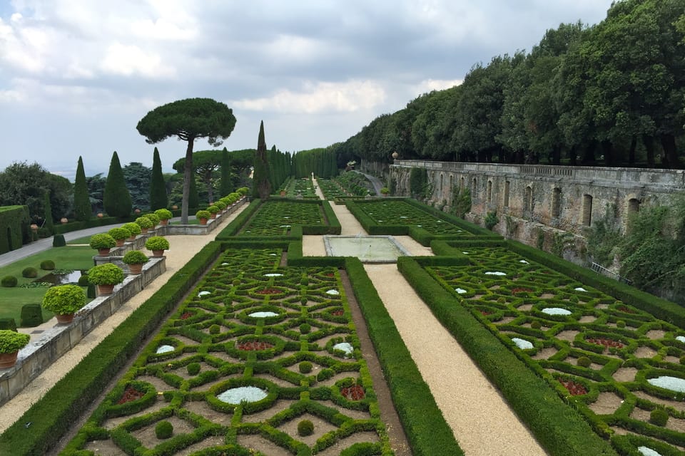 Rome: Pontifical Villa Gardens at Castel Gandolfo Minibus - Key Points