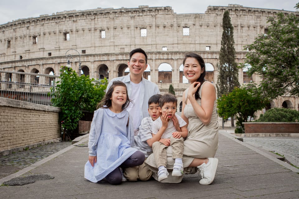 Rome: Professional Photoshoot for Family and Pregnancy - Key Points