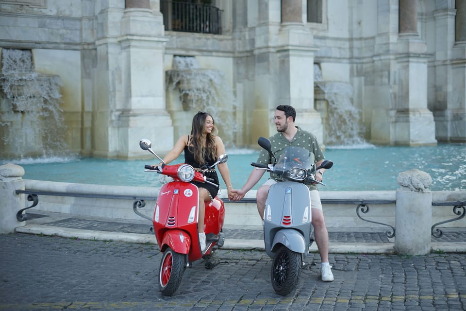 Rome: Shared Vespa Tour With Professional Photoshoot - Key Points