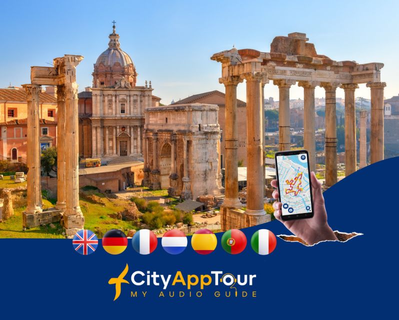 Rome the Ancient World: Walking Tour With Audio Guide on App - Key Points