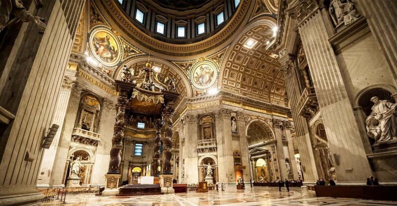 Rome: Vatican City Saint Peters Basilica Walking Tour - Key Points