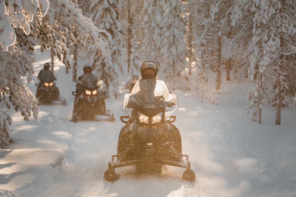 Rovaniemi: Electric Snowmobile Safari Tour With Ice Fishing - Key Points