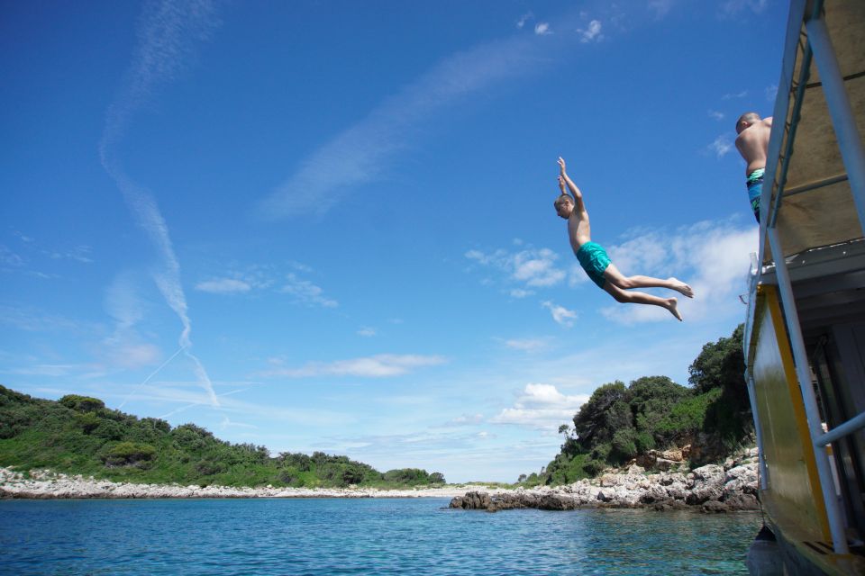 Rovinj Islands Boat Tour With Swimming - Good To Know