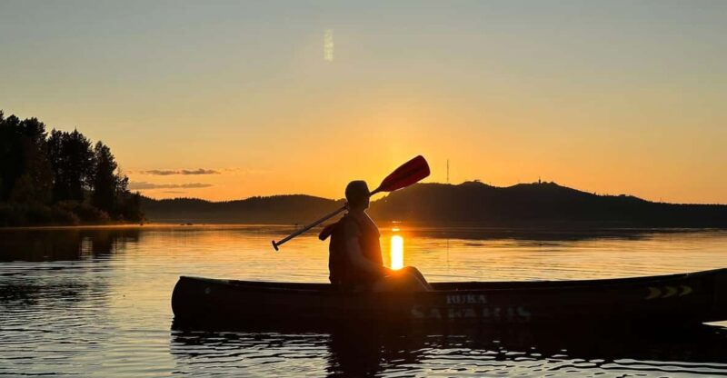 Ruka : Midnight Sun Canoeing on the Ruka Lake - Key Points