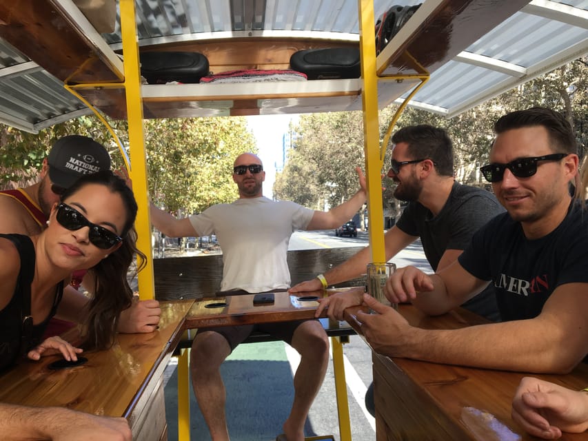 Sacramento: Pedal Bar Tour With 2 Stops - Key Points