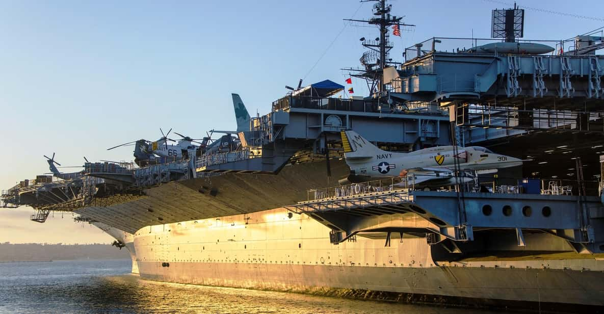 San Diego: USS Midway With Waterfront Walking Tour - Key Points