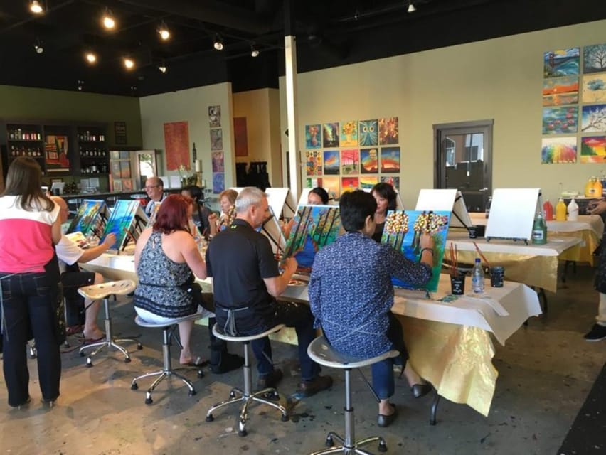 San Mateo: Paint & Sip Experience for Large Groups - Key Points