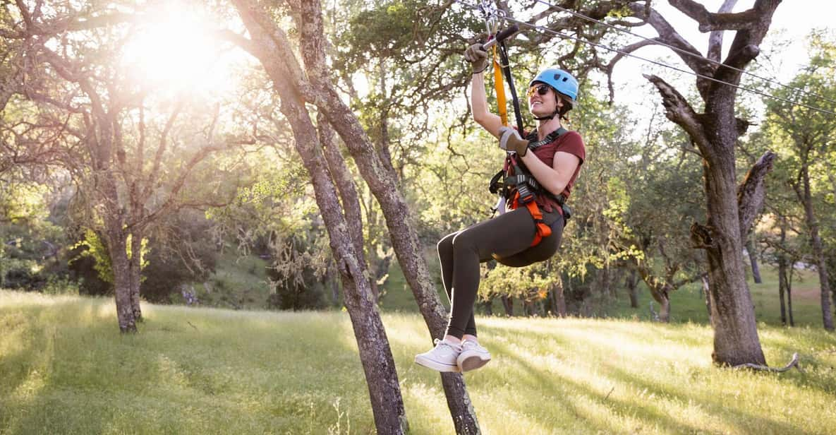 Santa Margarita: 6-Zipline Course Sunset Experience Ticket - Key Points