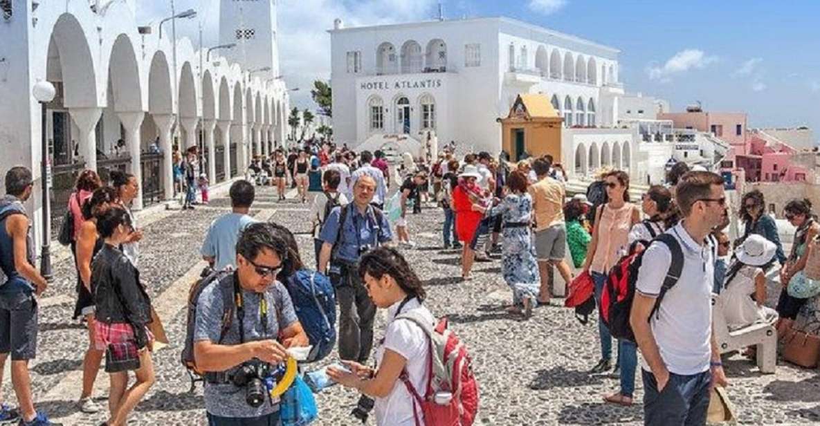 Santorini: Fira Town Walking Tour With Wine Tasting - Key Points