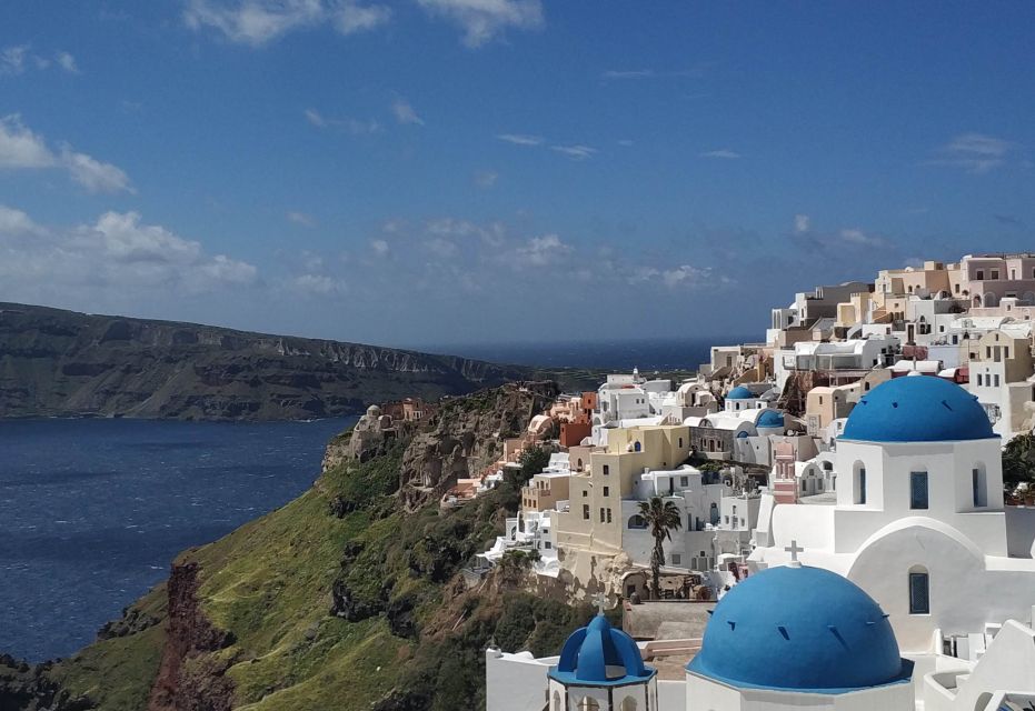 Santorini Panoramic Firostefani & Oia Blue Dome Private Tour - Key Points