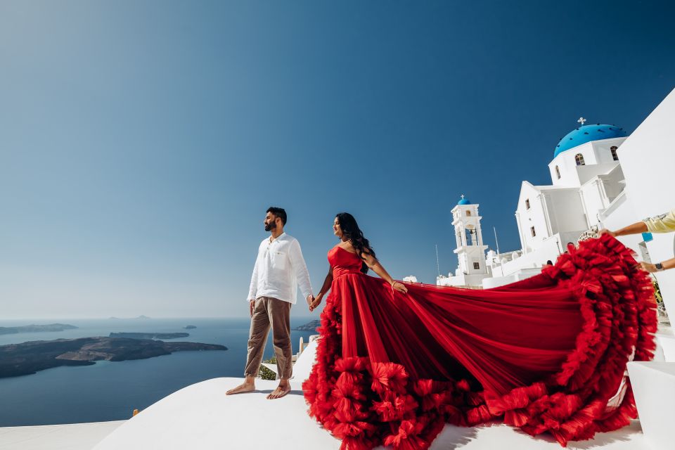 Santorini: Private Flying Dress Photoshoot Experience - Key Points