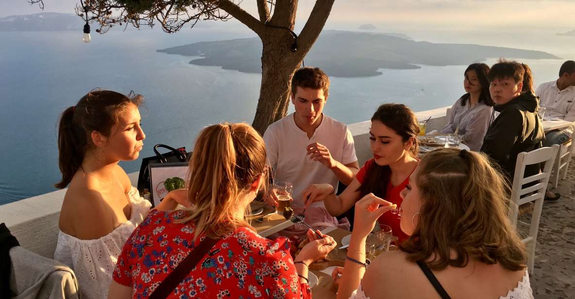 Santorini: Sunset Walking Tour With Local Food and Drinks - Key Points