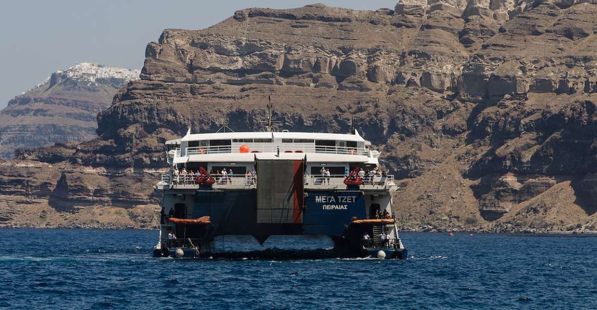 Santorini to Mykonos: Ferry Ticket & Hotel Transfer - Key Points