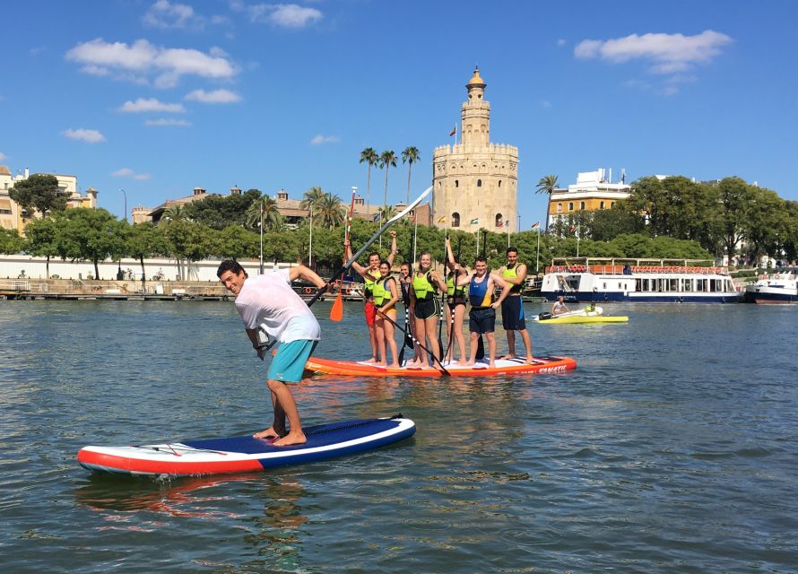 Seville: Group Giant Paddle-Boarding Session - Key Points