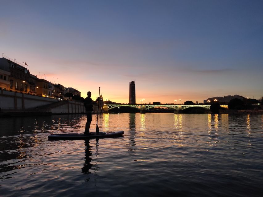 Seville: Sunset and Evening Paddle Boarding Tour - Key Points