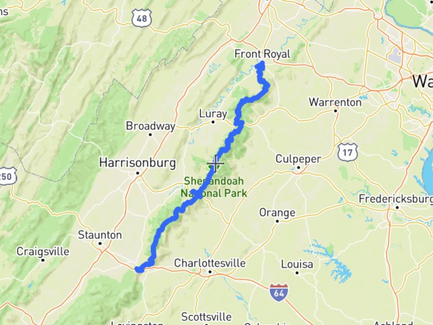 Shenandoah: Self-Guided Audio Tour - Key Points