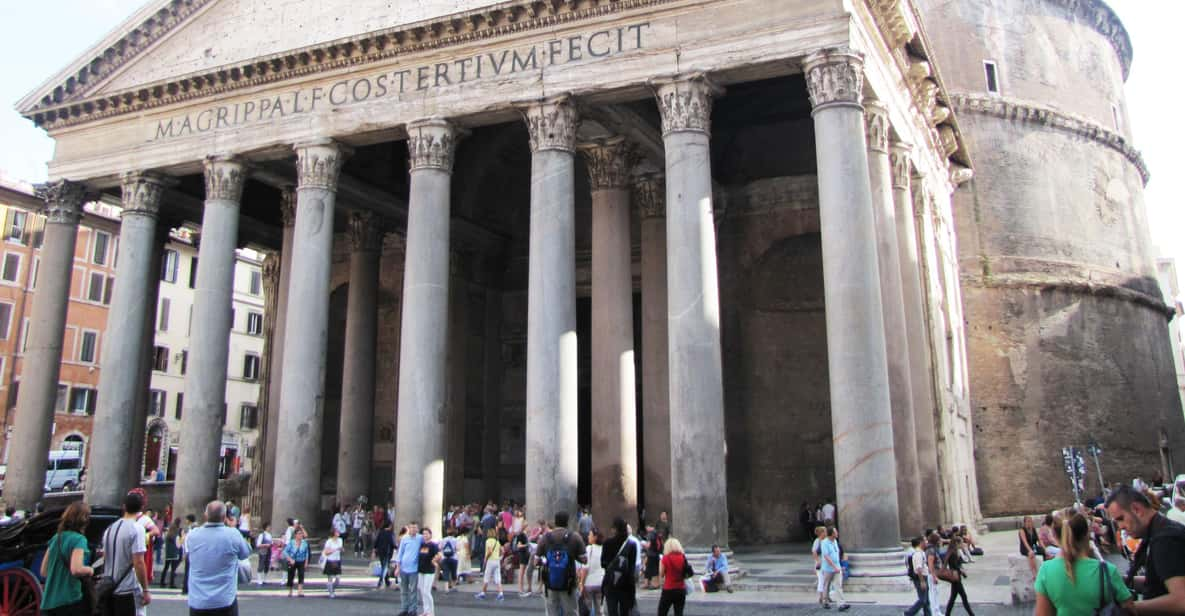 Sightseeing Tour of Rome With Entrance to the Pantheon - Key Points