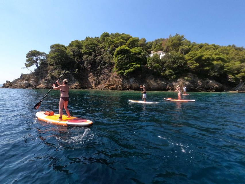 Skiathos: Guided SUP or Sea Kayaking Tour With Swim Stop - Key Points