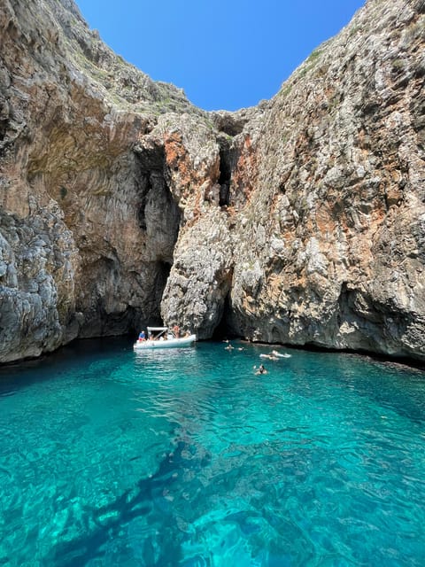 Snorkeling and Tour on Boat to the Caves of Salento - Key Points