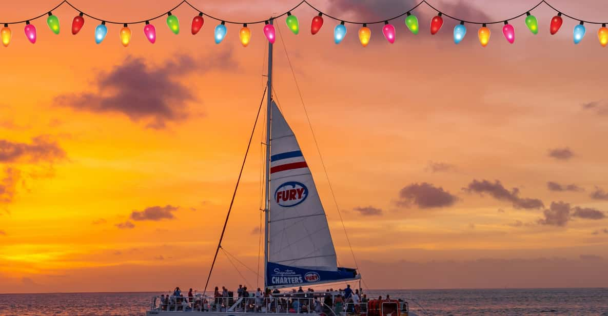 St. Augustine: Nights of Lights Sunset Sail With Drinks - Key Points