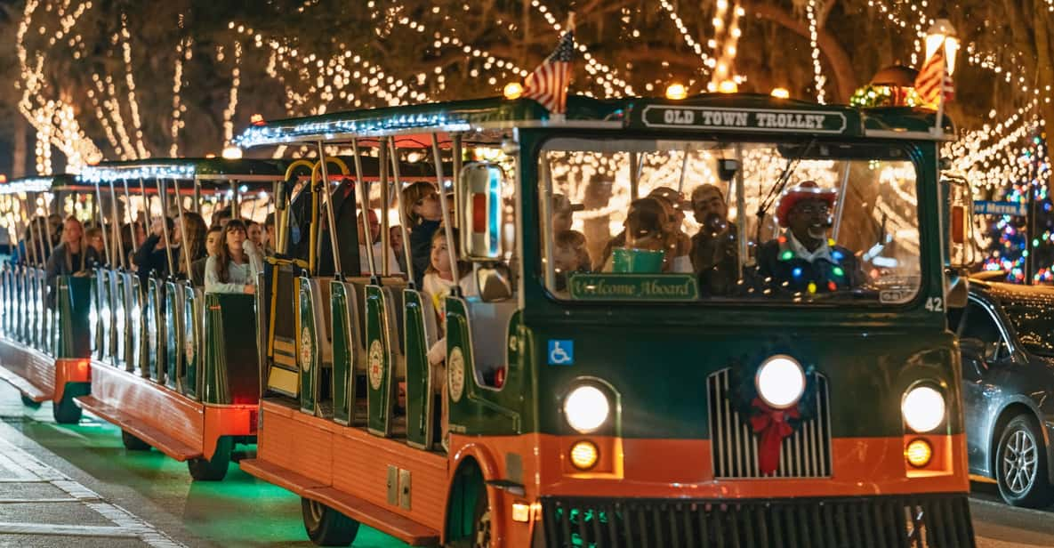 St Augustine: Nights of Lights Trolley Tour - Key Points