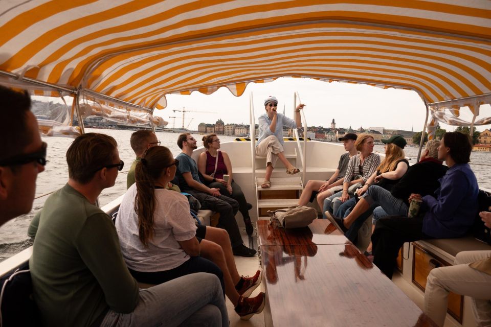 Stockholm: City Sightseeing Open Electric Boat Tour - Key Points