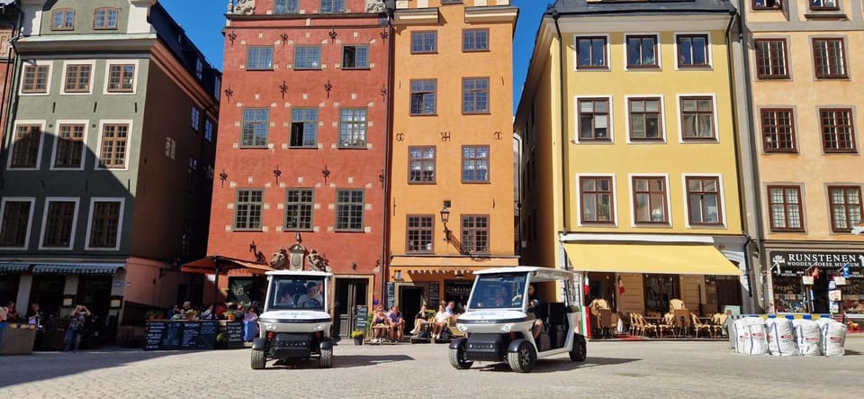 Stockholm Highlights by Golf Cart Tour - Key Points