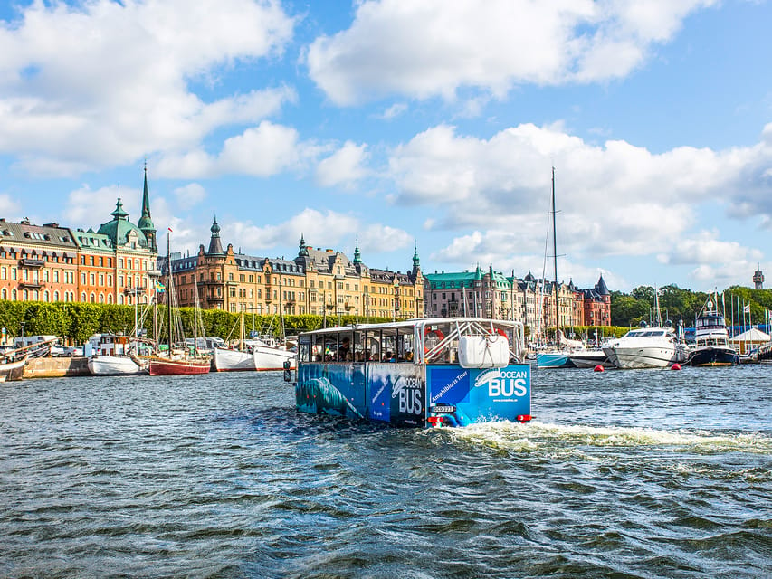 Stockholm: Land and Water Tour by Amphibious Bus - Key Points